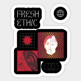 Fresh Ethic Vaporwave Sticker